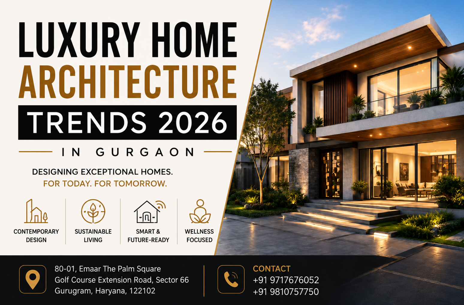 Luxury Home Architecture Trends 2026 in Gurgaon